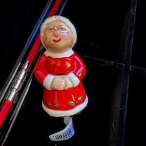 Nora Fleming “ Mrs Claus “ mini platter charm